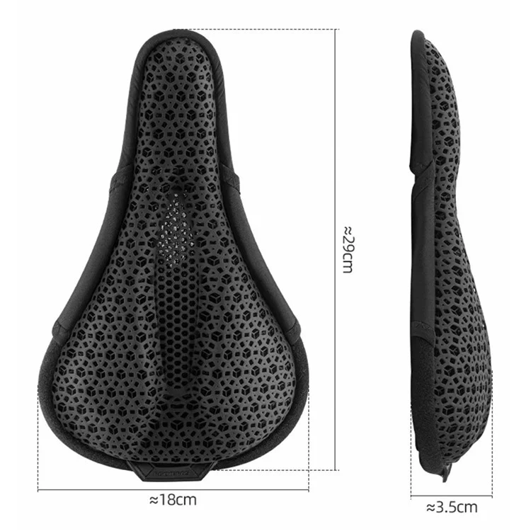ROCKBROS G00063 Funda de Sillín 3D para Bicicleta de Montaña MTB Transpirable (Sin Luz Trasera)