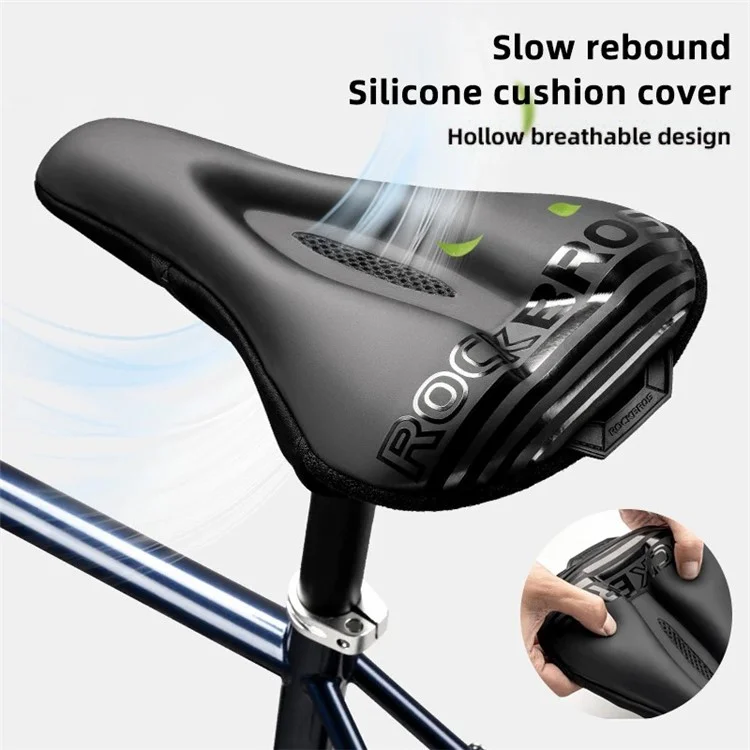 ROCKBROS Cuscinetto da sella per bicicletta Cuscino ammortizzante in silicone per sedile di bicicletta - Stile 38210033001 