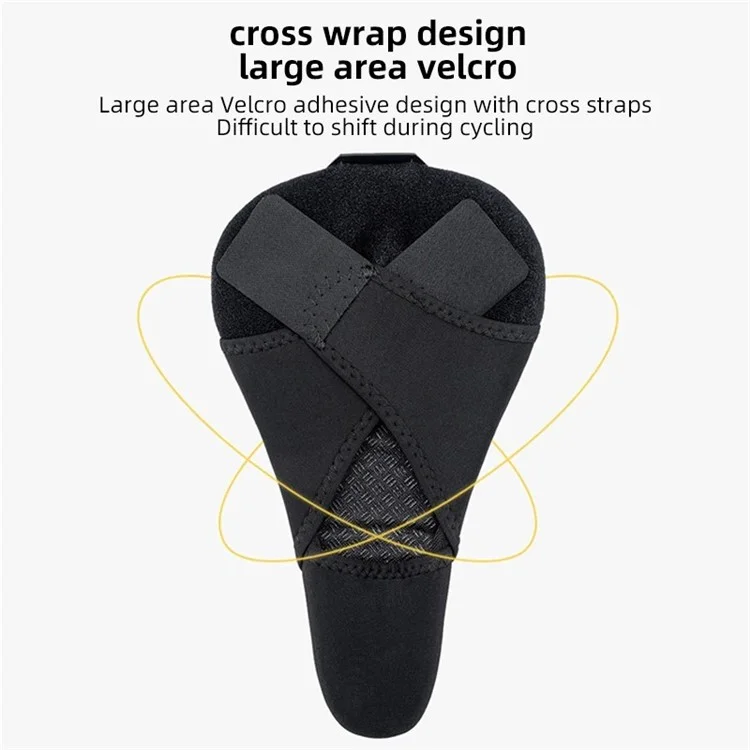 ROCKBROS Cuscinetto da sella per bicicletta Cuscino ammortizzante in silicone per sedile di bicicletta - Stile 38210033001 