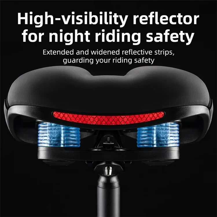 ROCKBROS Sella da bicicletta Cushion Sedile Bicicletta Shock Absorption Traspirante - Tipo Spugna 