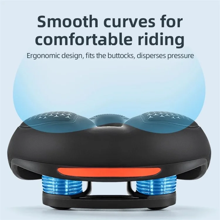 ROCKBROS Sella da bicicletta Cushion Sedile Bicicletta Shock Absorption Traspirante - Tipo Spugna 