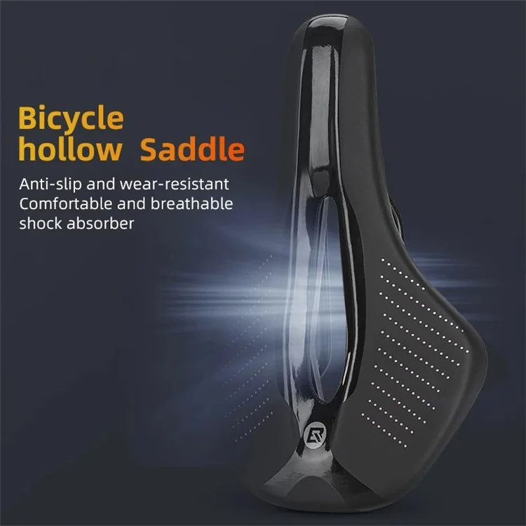 ROCKBROS 8180 Almofada de Espuma de Bicicleta Assento Sela Respirável Almofada de Bicicleta - 152mm de poliuretano