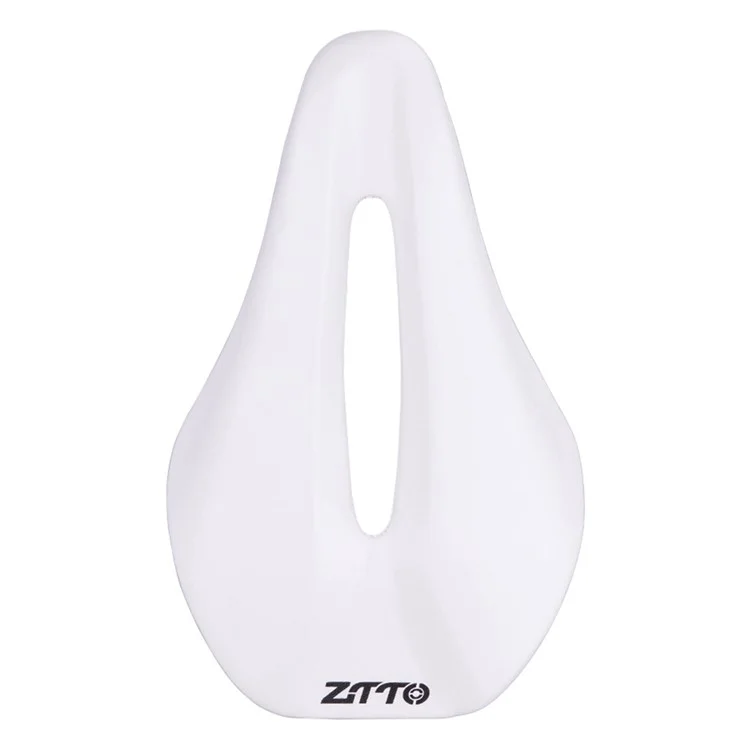 ZTTO 1138 EVA+Microfiber Leather Bike Saddle Hollow Breathable MTB Road Bicycle Seat Cushion - White