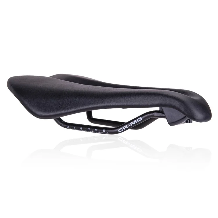 ZTTO 1138 EVA+Microfiber Leather Bike Saddle Hollow Breathable MTB Road Bicycle Seat Cushion - White