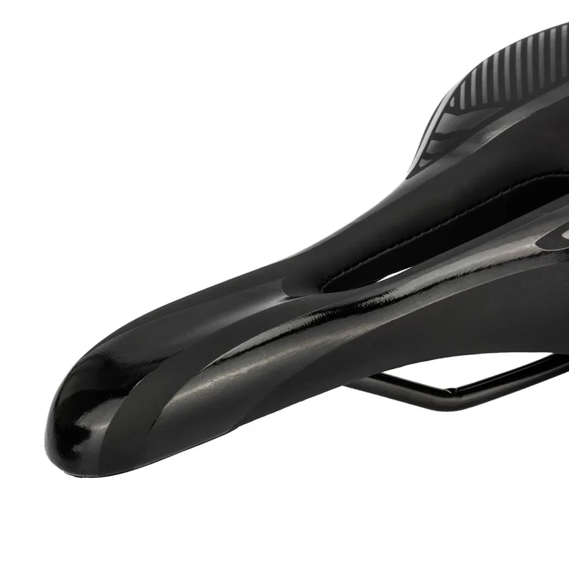 ZTTO 6219 Microfiber Leather Hollow Saddle Mountain Road Bicycle Seat Cushion - Black