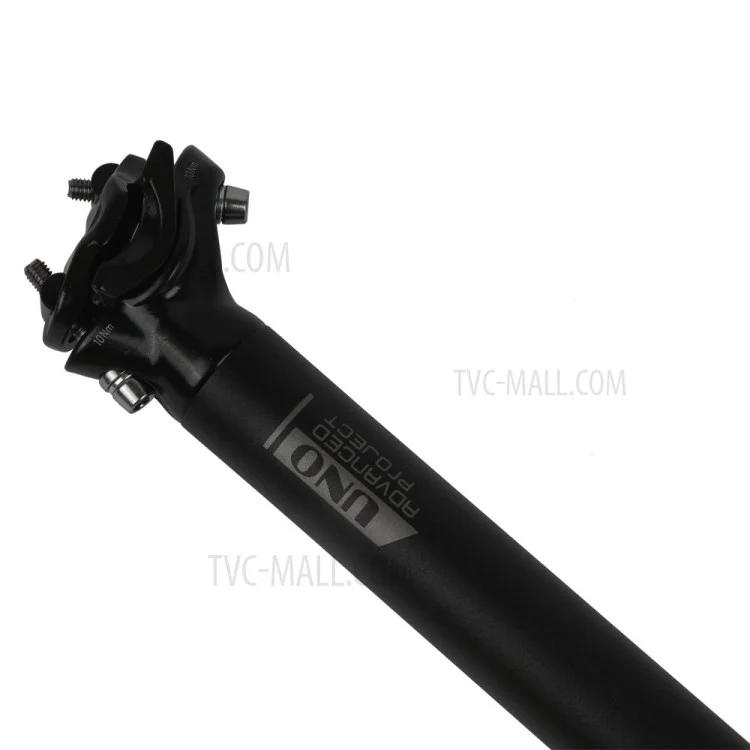 UNO Bike Seatposts 31.6 x 350mm Seat Posts Aluminum Alloy Cycling Bike Seat Posts Matte Travel Damping Seat Posts