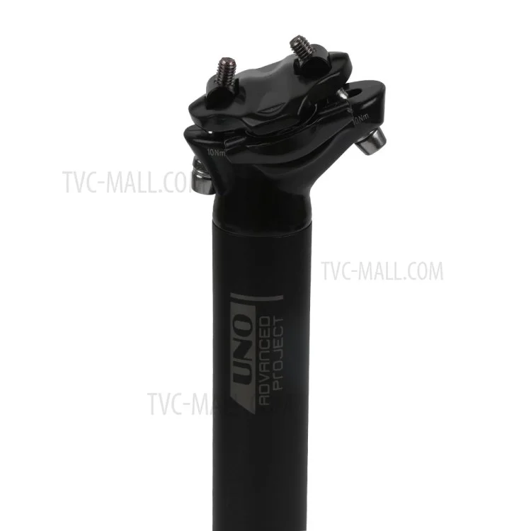 UNO Bike Seatposts 31.6 x 350mm Seat Posts Aluminum Alloy Cycling Bike Seat Posts Matte Travel Damping Seat Posts