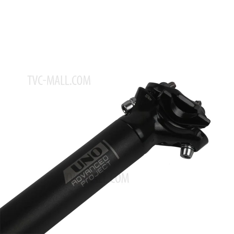 UNO Bike Seatposts 31.6 x 350mm Seat Posts Aluminum Alloy Cycling Bike Seat Posts Matte Travel Damping Seat Posts