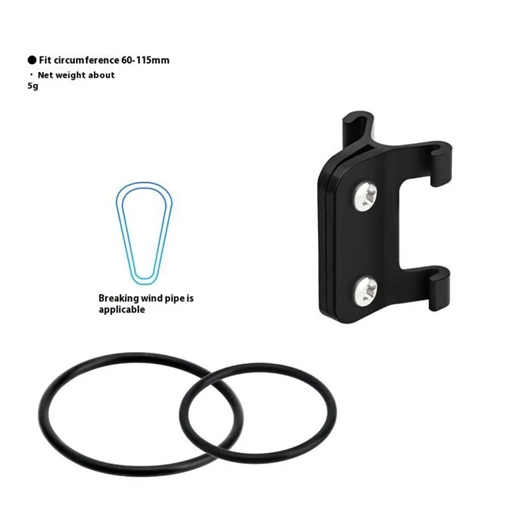 RIDERACE Bike Race Number Plate and Sticker with Mount Holder Rack for Bicycle Seatpost - V-Shaped