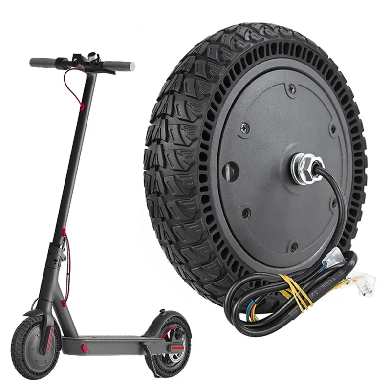 LYXM293-1 For Xiaomi Mi Electric Scooter Pro 2 / 1S / M365 Wheel Tire 250W Motor 8.5x2.125 inch