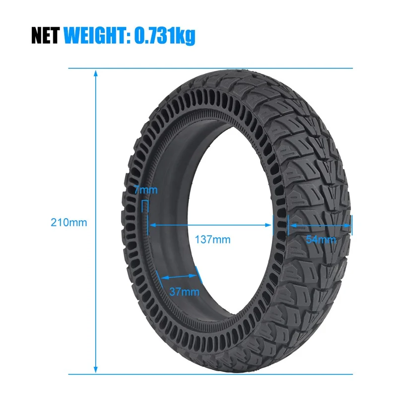 LYXM293-1 For Xiaomi Mi Electric Scooter Pro 2 / 1S / M365 Wheel Tire 250W Motor 8.5x2.125 inch