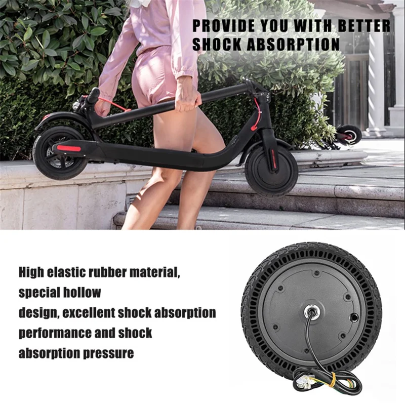 LYXM293-1 For Xiaomi Mi Electric Scooter Pro 2 / 1S / M365 Wheel Tire 250W Motor 8.5x2.125 inch