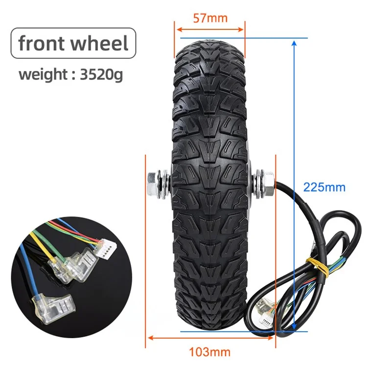 LYXM294 Per Xiaomi Mi Electric Scooter Pro 2 / 1S / M365 9x2.25 pollici Ruota elettrica per monopattino Anti-Slip Tire