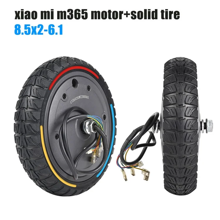 YXM293-2 For Xiaomi Mi Electric Scooter 1S / M365 Pro / M365 Wheel Tire 250W Motor 8.5x2-6.1 inch