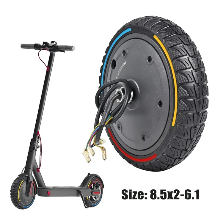 YXM293-2 For Xiaomi Mi Electric Scooter 1S / M365 Pro / M365 Wheel Tire 250W Motor 8.5x2-6.1 inch