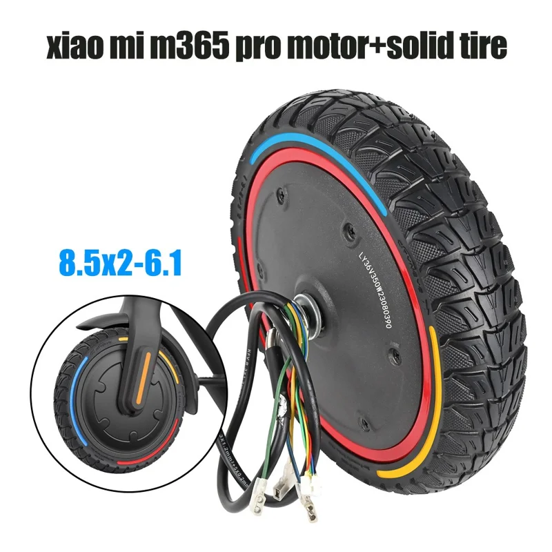 LYXM294-3 For Xiaomi Mi Electric Scooter 1S / M365 Pro / M365 350W Motor E-Scooter Wheel Tire