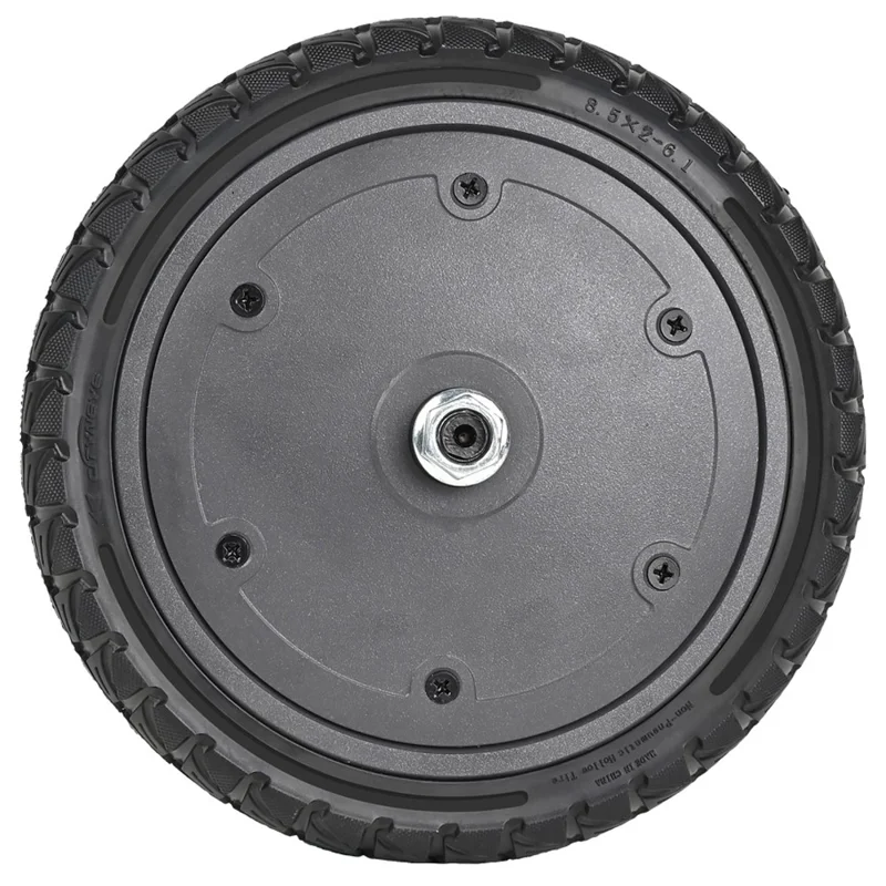 LYXM293-4 For Xiaomi Mi Electric Scooter 1S / M365 Pro / M365 250W Motor E-Scooter Rubber Wheel, 8.5x2-6.1inch - Black
