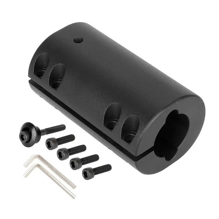 Pour Ninebot Max G30 Series Base de montage de protection en alliage d'aluminium pour trottinette électrique pliable - Noir