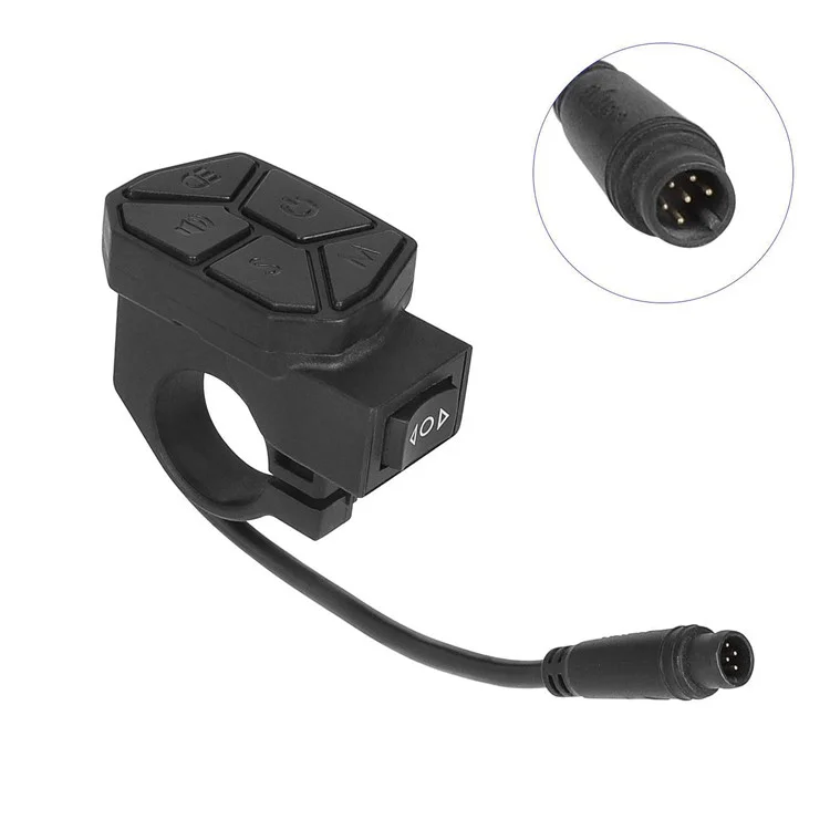7-in-1 wasserdichter Elektroroller-Schalter für Hupe, Scheinwerfer, Blinkerfunktion, Scooterpart00099-B