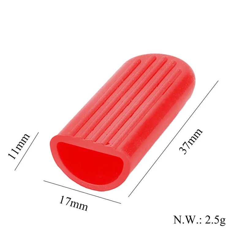 For Ninebot G30 Max Electric Scooter Kickstand Protector Anti Slip Silicone Support Foot Cover - Red