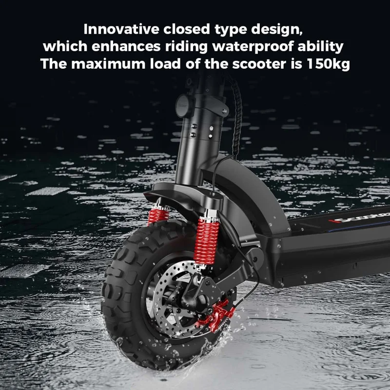 ISCOOTER iX6 11 Inch Tire Off-Road Electric Scooter with NFC 48V 17.5Ah Foldable E-Scooter - Region A