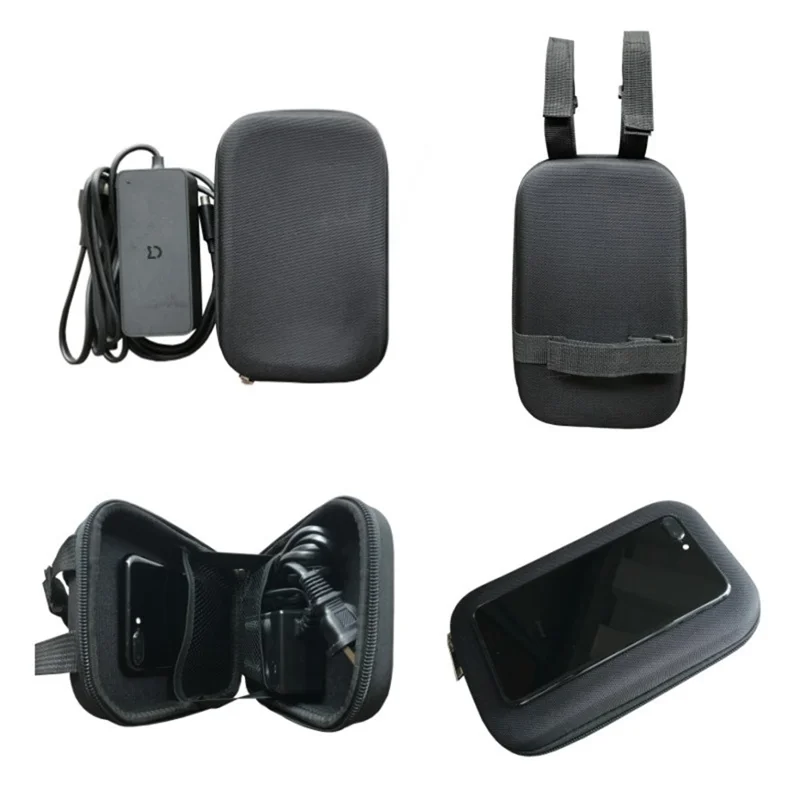 10001 Electric Bike Scooter Bicycle Handlebar Bag Waterproof EVA Mountain Bike Front Hanging Bag