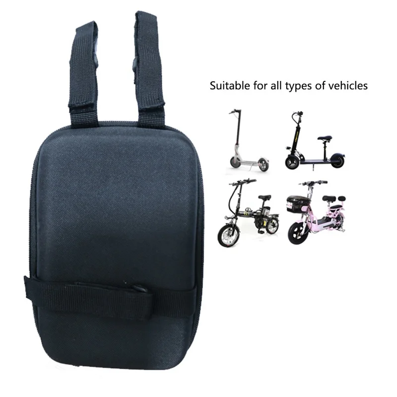 10001 Electric Bike Scooter Bicycle Handlebar Bag Waterproof EVA Mountain Bike Front Hanging Bag