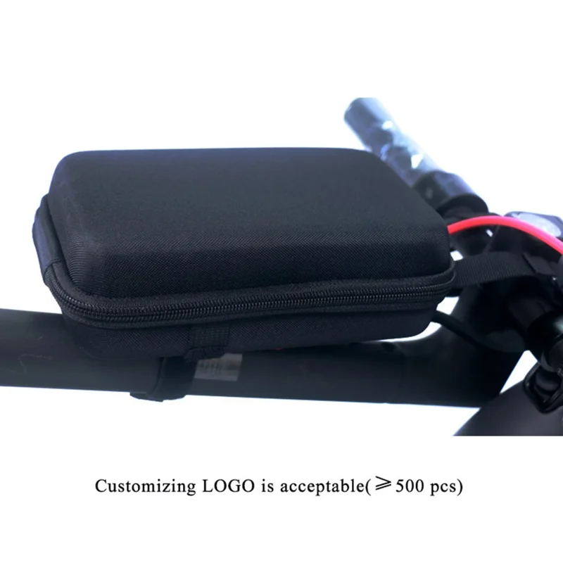 10001 Electric Bike Scooter Bicycle Handlebar Bag Waterproof EVA Mountain Bike Front Hanging Bag