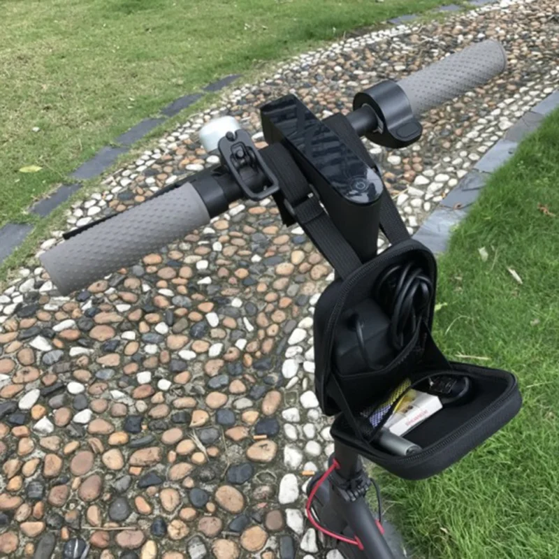 10001 Electric Bike Scooter Bicycle Handlebar Bag Waterproof EVA Mountain Bike Front Hanging Bag