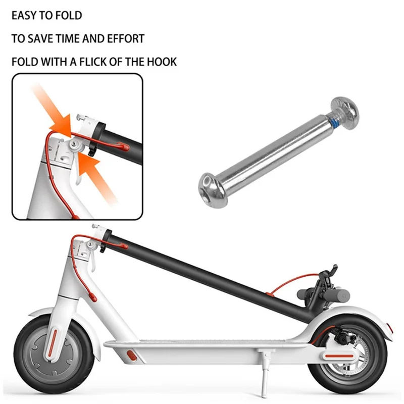 Elektrischer Roller Sperrschraube für Xiaomi M365 Pro 2 / M365 Pro / M365 Faltbarer Haken Befestigungselement - Schwarz