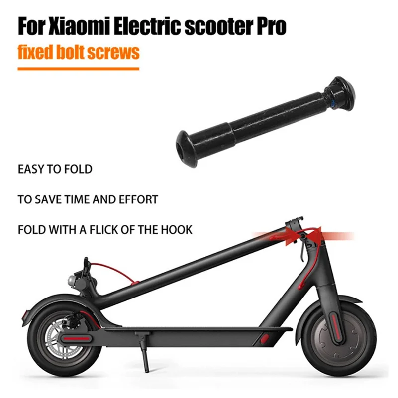 Elektrischer Roller Sperrschraube für Xiaomi M365 Pro 2 / M365 Pro / M365 Faltbarer Haken Befestigungselement - Schwarz