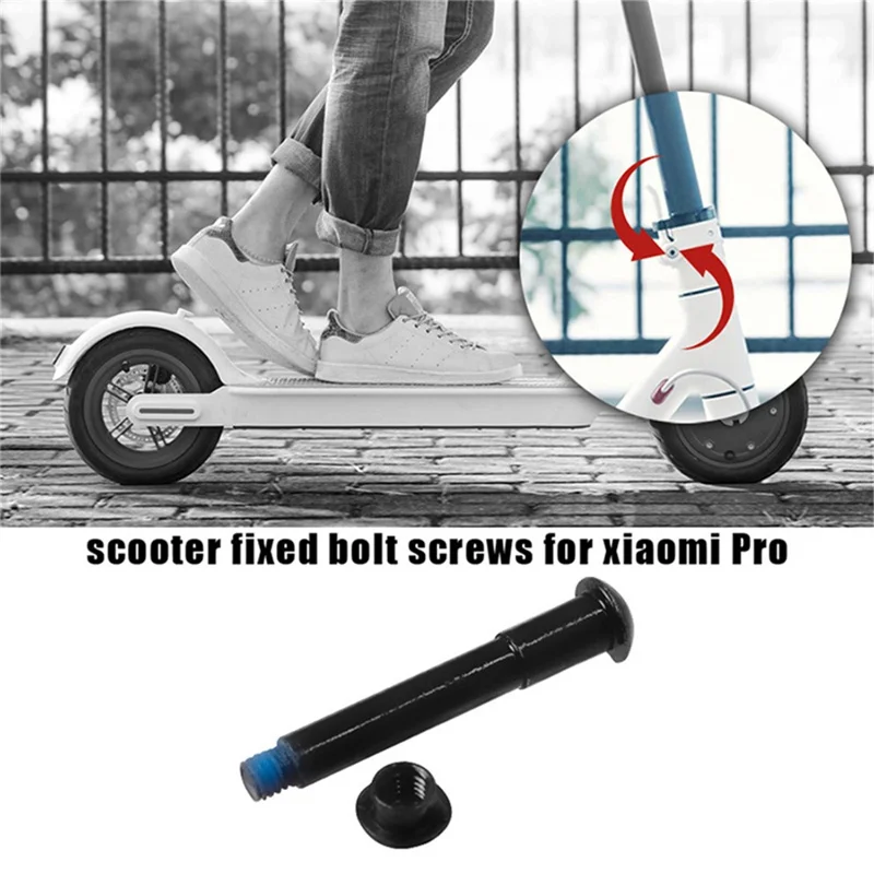 Elektrischer Roller Sperrschraube für Xiaomi M365 Pro 2 / M365 Pro / M365 Faltbarer Haken Befestigungselement - Schwarz