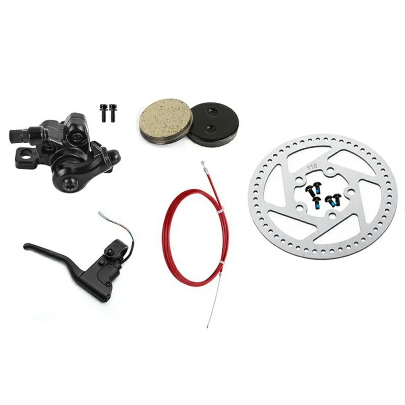 Kit de freins pour trottinette électrique Xiaomi M365 - Plaquettes de frein à disque, étrier, rotor et câble de frein de rechange