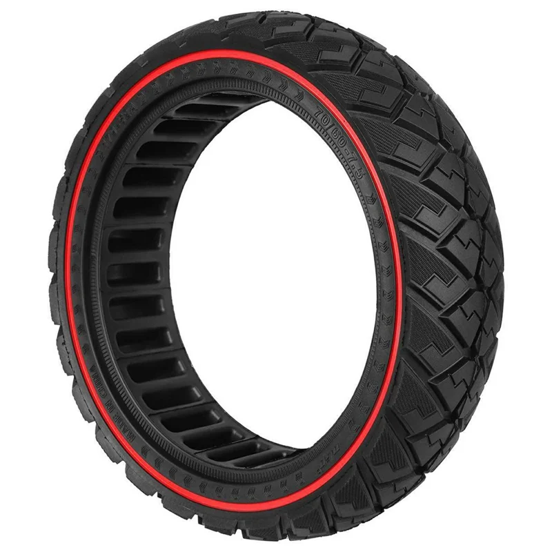 ULIP For Ninebot Mini PRO 2 Electric Scooter 10 Inch 70 / 75-6.5 Solid Tire Puncture Proof Replacement Wheel - Red Line