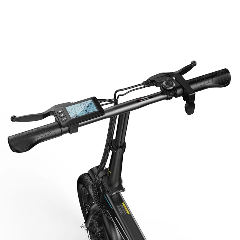ISCOOTER EB01 500W Motor Elektroroller mit intelligentem LCD-Display und 36V 7,8Ah Akku, max. 25 km/h – Schwarz