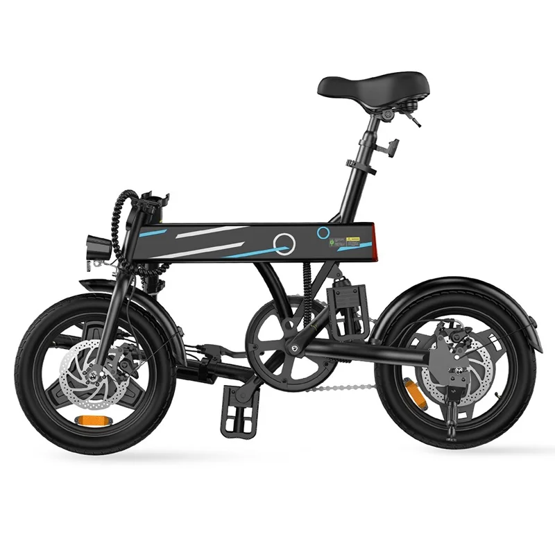 ISCOOTER EB01 500W Motor Elektroroller mit intelligentem LCD-Display und 36V 7,8Ah Akku, max. 25 km/h – Schwarz