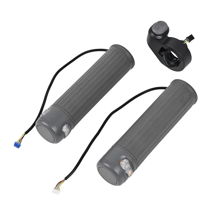 LYP4056 Par de Puños de Manillar para Patinete Eléctrico Xiaomi 4 Pro Plus / 4 Pro Max con Señal de Giro