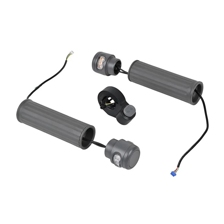 LYP4056 Par de Puños de Manillar para Patinete Eléctrico Xiaomi 4 Pro Plus / 4 Pro Max con Señal de Giro