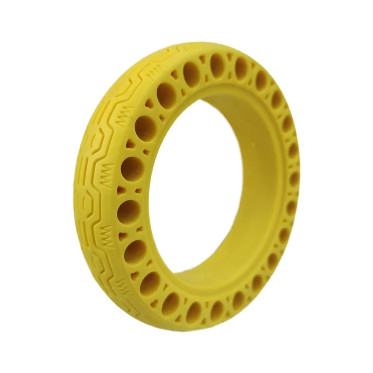 60/70-6.5 Scooter Tire Tubeless Explosion-proof Electric Bicycle Scooter Wear-resistant Solid Wheel for Ninebot Max G30 - Yellow
