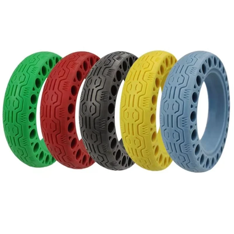 60/70-6.5 Scooter Tire Tubeless Explosion-proof Electric Bicycle Scooter Wear-resistant Solid Wheel for Ninebot Max G30 - Blue