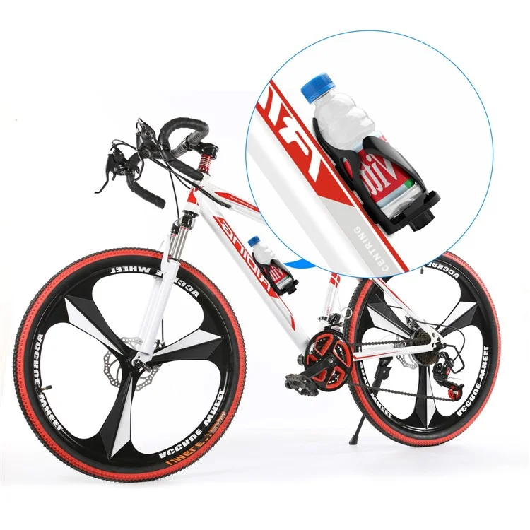 ZH-1080C1 Adjustable Bicycle Water Bottle Holder Cycling Bottle Holder Cage - Black