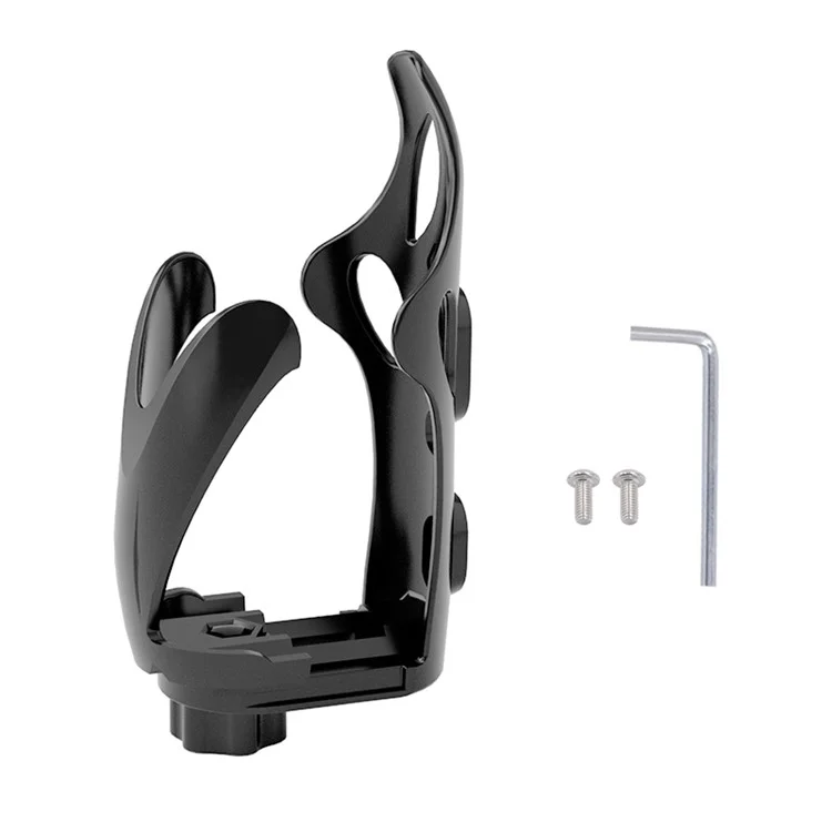 ZH-1080C1 Adjustable Bicycle Water Bottle Holder Cycling Bottle Holder Cage - Black
