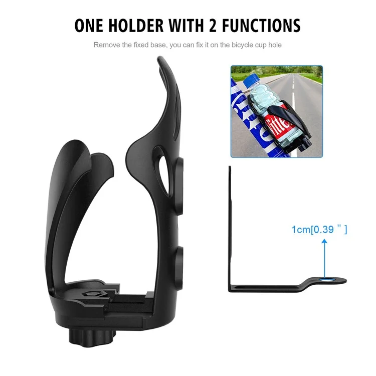 ZH-1080B1 Adjustable Water Bottle Holder Motorcycle Rearview Mirror Mount Bracket