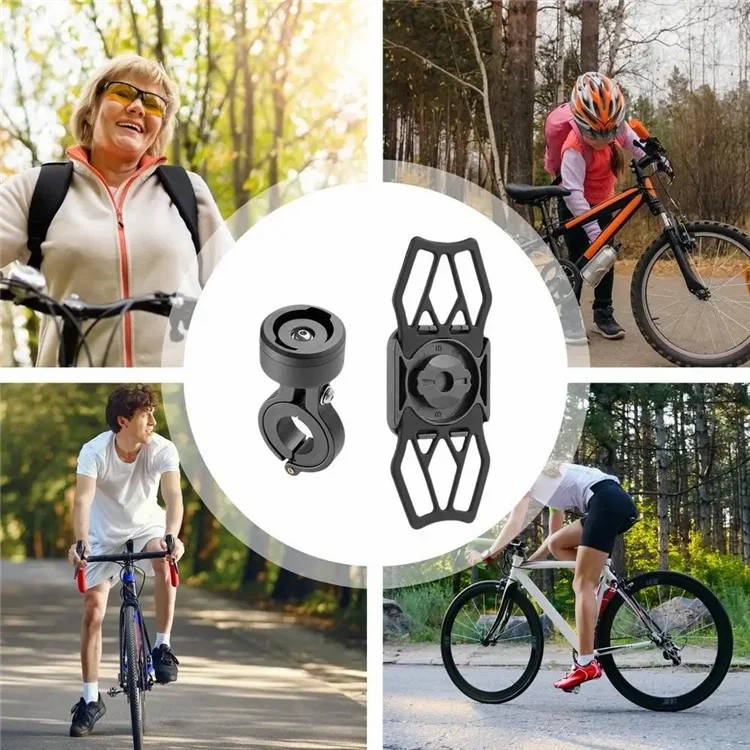 BENGGUO BG-1119 Fahrrad-Handyhalterung, Lenker-Handyhalter aus Silikon