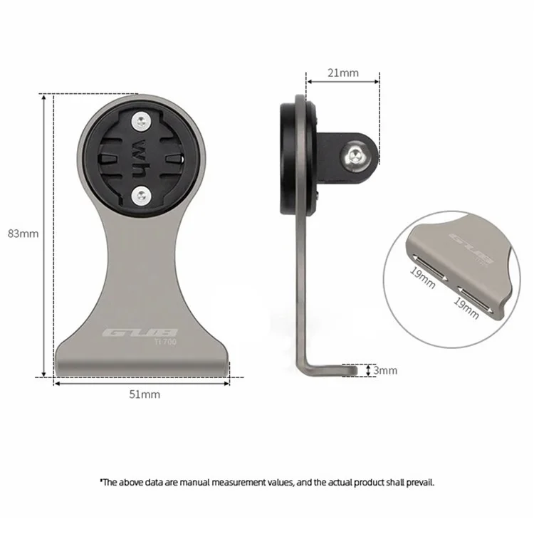 GUB Ti 700 Titanium Alloy Bike Computer Mount Stand Bracket for Most Bicycles