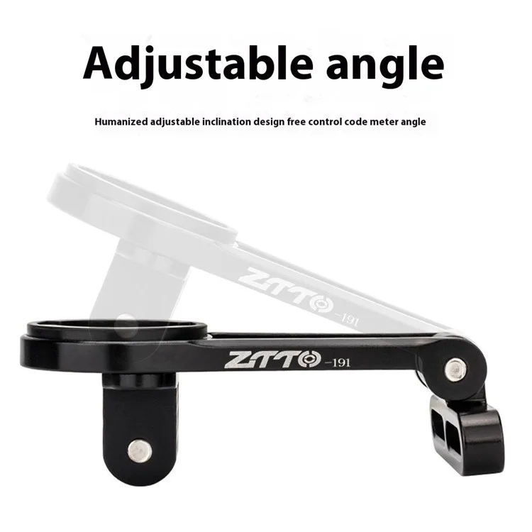 ZTTO SD-191 Bicycle Computer Mount Camera Light Extension Bracket Compatible with Garmin / Cateye / Bryton / Wahoo
