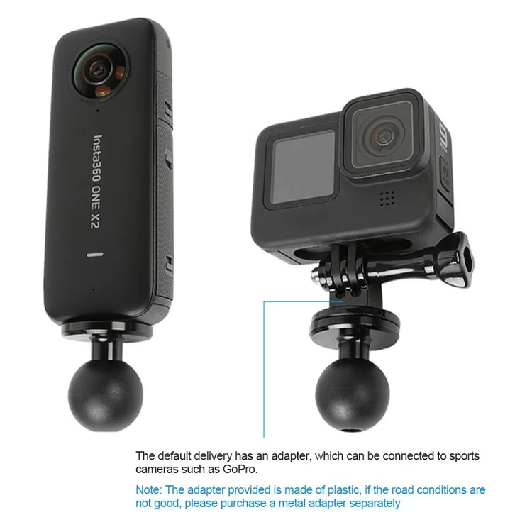 Для GoPro 11 / 10 / Insta360 One R Мотоциклетный спортивный камера Держатель Стойка - Крепление для руля