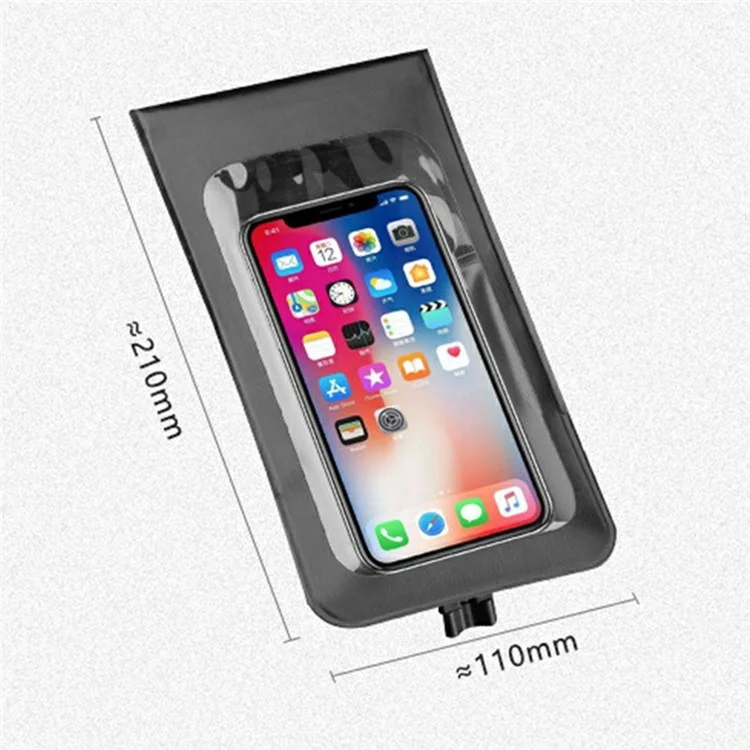 BG-2915 Bicycle Handlebar Rotatable Waterproof HD Touchscreen 4.7-6.5 Inch Phone Holder