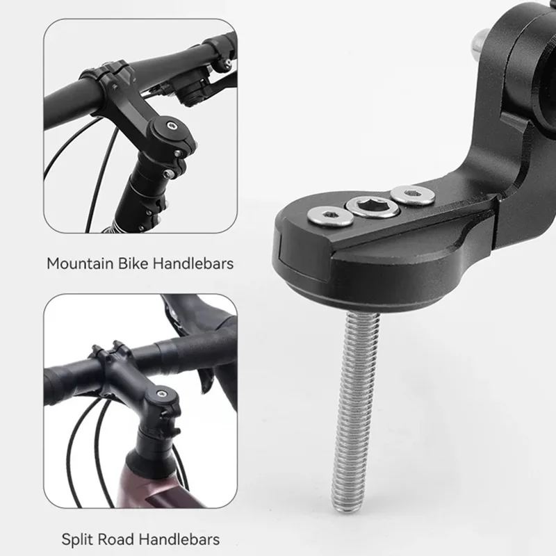 Soporte para teléfono de bicicleta de montaña BG-2968 E-Bike de BENGGUO, de aleación de aluminio - Rojo