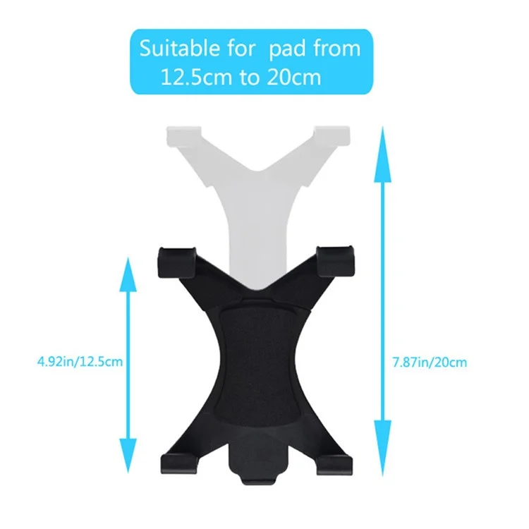 Universal 3.5-12 inch Motorcycle Bicycle Holder Mount Bracket Adjustable Tablet Stand